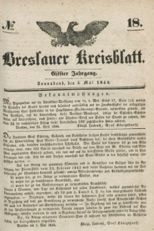 Breslauer Kreisblatt. Jg.11, № 18 (4 Mai 1844)