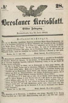 Breslauer Kreisblatt. Jg.11, № 28 (13 Juli 1844)