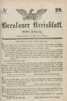 Breslauer Kreisblatt. Jg.11, № 29 (21 Juli 1844)