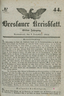 Breslauer Kreisblatt. Jg.11, № 44 (2 November 1844)
