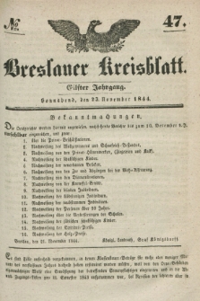 Breslauer Kreisblatt. Jg.11, № 47 (23. November 1844)