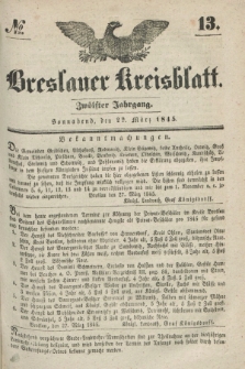 Breslauer Kreisblatt. Jg.12, № 13 (29. März 1845)