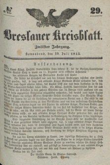 Breslauer Kreisblatt. Jg.12, № 29 (19 Juli 1845)