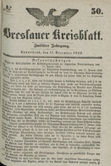 Breslauer Kreisblatt. Jg.12, № 50 (13 December 1845)