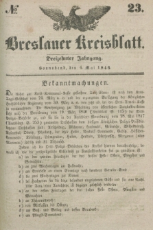 Breslauer Kreisblatt. Jg.13, № 23 (6 Mai 1846)