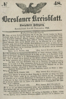 Breslauer Kreisblatt. Jg.13, № 48 (28 November 1846)
