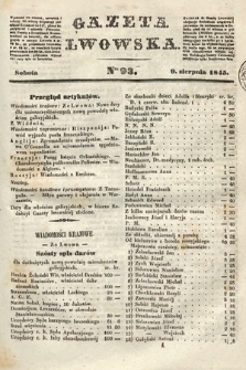 Gazeta Lwowska. 1845, nr 93