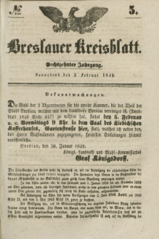 Breslauer Kreisblatt. Jg.16, № 5 (3 Februar 1849)
