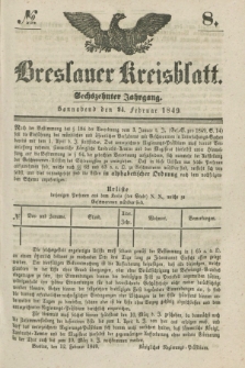 Breslauer Kreisblatt. Jg.16, № 8 (24 Februar 1849)