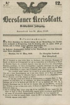 Breslauer Kreisblatt. Jg.16, № 12 (24 März 1849)