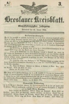 Breslauer Kreisblatt. Jg.21, № 3 (21 Januar 1854)