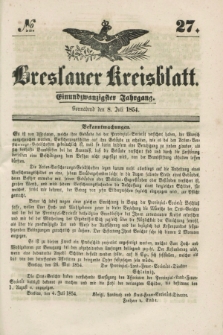 Breslauer Kreisblatt. Jg.21, № 27 (8 Juli 1854)