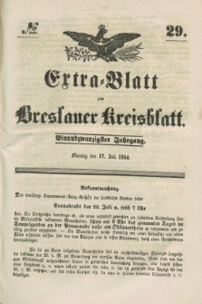Breslauer Kreisblatt. Jg.21, № 29 (17 Juli 1854)