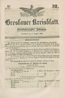 Breslauer Kreisblatt. Jg.21, № 32 (5 August 1854)