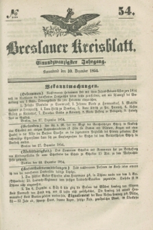 Breslauer Kreisblatt. Jg.21, № 54 (30 Dezember 1854)