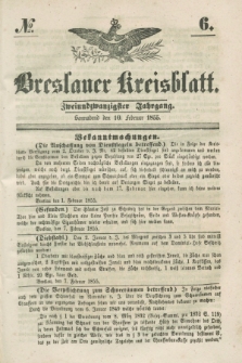 Breslauer Kreisblatt. Jg.22, № 6 (10. Februar 1855)