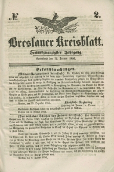Breslauer Kreisblatt. Jg.23, № 2 (12 Januar 1856)