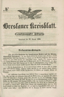 Breslauer Kreisblatt. Jg.23, № 3 (19 Januar 1856)