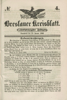 Breslauer Kreisblatt. Jg.23, № 4 (26 Januar 1856) + dod.