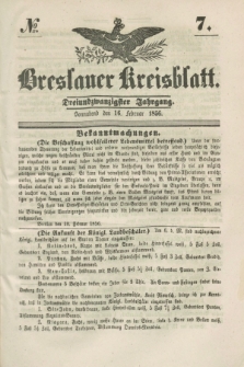 Breslauer Kreisblatt. Jg.23, № 7 (16 Februar 1856)
