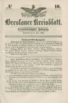 Breslauer Kreisblatt. Jg.23, № 10 (8 März 1856)