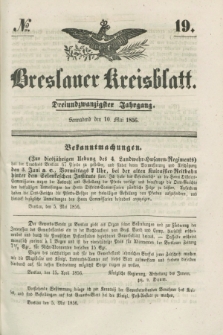Breslauer Kreisblatt. Jg.23, № 19 (10 Mai 1856)