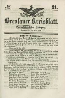 Breslauer Kreisblatt. Jg.23, № 21 (24 Mai 1856)