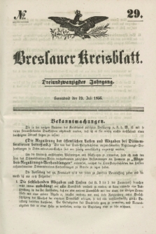 Breslauer Kreisblatt. Jg.23, № 29 (19 Juli 1856)