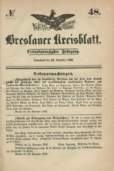 Breslauer Kreisblatt. Jg.23, № 48 (29 November 1856)