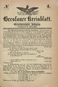 Breslauer Kreisblatt. Jg.24, № 4 (24 Januar 1857)