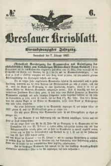 Breslauer Kreisblatt. Jg.24, № 6 (7 Februar 1857) + dod.