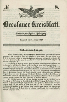 Breslauer Kreisblatt. Jg.24, № 8 (21 Februar 1857)