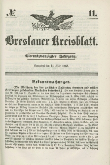 Breslauer Kreisblatt. Jg.24, № 11 (14 März 1857)