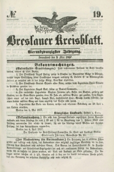 Breslauer Kreisblatt. Jg.24, № 19 (9 Mai 1857)