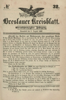 Breslauer Kreisblatt. Jg.24, № 32 (8 August 1857)