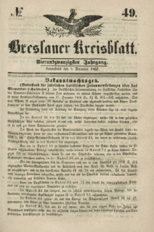 Breslauer Kreisblatt. Jg.24, № 49 (5 Dezember 1857)