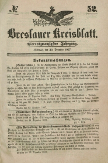 Breslauer Kreisblatt. Jg.24, № 52 (30 Dezember 1857)