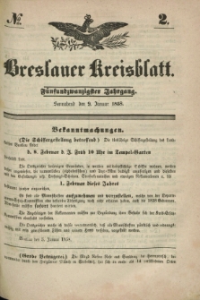 Breslauer Kreisblatt. Jg.25, № 2 (9 Januar 1858)