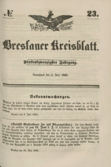 Breslauer Kreisblatt. Jg.25, № 23 (5 Juni 1858)