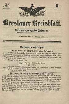 Breslauer Kreisblatt. Jg.27, № 6 (11 Februar 1860) + dod.