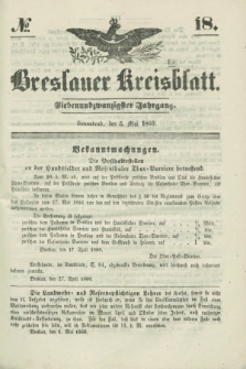 Breslauer Kreisblatt. Jg.27, № 18 (5 Mai 1860)