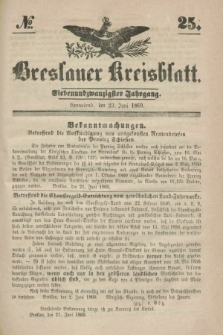 Breslauer Kreisblatt. Jg.27, № 25 (23 Juni 1860)