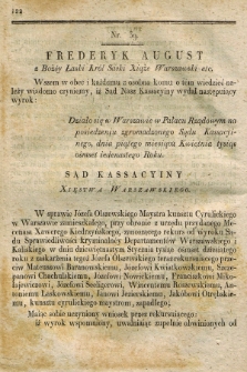 Dziennik Wyroków Sądu Kassacyinego Xsięstwa Warszawskiego. T.1, Oddział 3, nr 39 (5 kwietnia 1811)