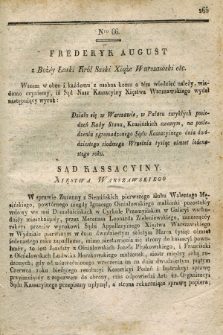 Dziennik Wyroków Sądu Kassacyinego Xsięstwa Warszawskiego. T.1, Oddział 6, nr 66 (27 września 1811)