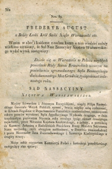 Dziennik Wyroków Sądu Kassacyinego Xsięstwa Warszawskiego. T.1, Oddział 7, nr 89 (12 grudnia 1811)