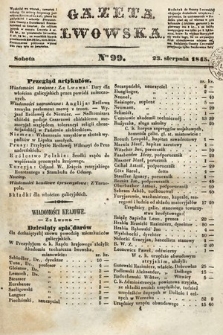 Gazeta Lwowska. 1845, nr 99