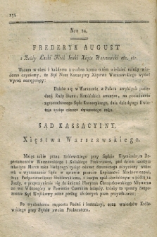 Dziennik Wyroków Sądu Kassacyinego Xsięstwa Warszawskiego. T.2, Oddział 3, nr 34 (10 kwietnia 1812)