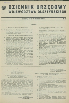 Dziennik Urzędowy Województwa Olsztyńskiego. 1985, nr 3 (30 marca)