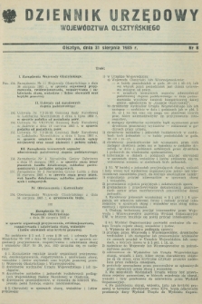 Dziennik Urzędowy Województwa Olsztyńskiego. 1985, nr 8 (31 sierpnia)