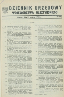 Dziennik Urzędowy Województwa Olsztyńskiego. 1985, nr 13 (31 grudnia)